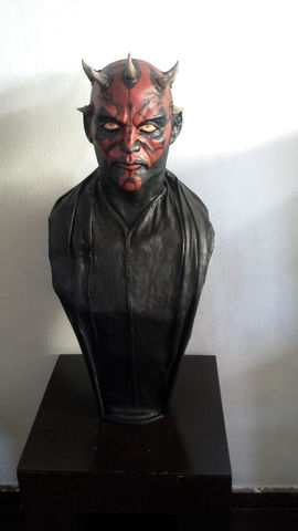 busto darth maul tamaño natural